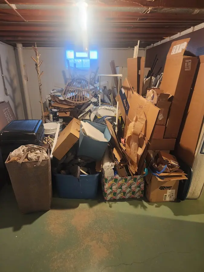 Roll-off dumpster container at job site for 20 Yard Dumpster Rental in Perkiomen